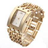 G&D Luxury Golden Women's Quartz Wristwatch Women's Bracelet Watch Relogio Feminino Women Dress Clock Reloj Mujer Jelly Gifts