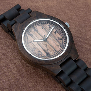 Wooden Watch Retro Design Stylish