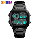 SKMEI Reloj Deportivo Digital Men Watches Men Waterproof Sport Watch Sport Stainless Steel Wristwatch Relojes Deportivos Zegarek
