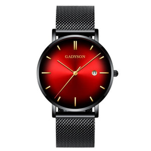Men Watch New Fashion Contrast Pointer Quartz Concept Cat Eye Gradient Men Watch Erkek Kol Saat Reloj Mujer