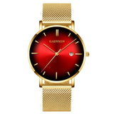 Men Watch New Fashion Contrast Pointer Quartz Concept Cat Eye Gradient Men Watch Erkek Kol Saat Reloj Mujer