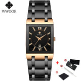 Relogio Masculino WWOOR Gold Watch Men