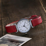 Classic Women's Casual Quartz Leather Band Strap Watch