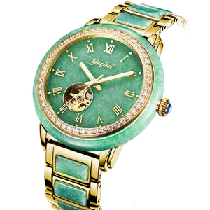 Gezfeel Jade Watch Luxury Men Mechanical Watch