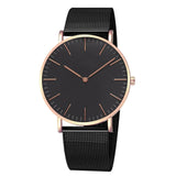 Fashion Women Watches Ultra Thin Stainless Steel Mesh Belt