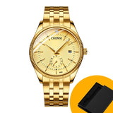 CHENXI Gold Wrist Watch Men Watches Lady Top Brand Luxury Quartz Wristwatch For Lover&#39;s Fashion Dress Clock Relogio Masculino