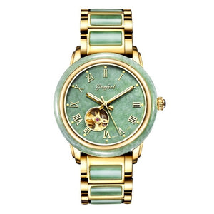 Gezfeel Jade Watch Luxury Men Mechanical Watch