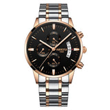 NIBOSI Relogio Masculino Men Watches Luxury Famous Top Brand Men&#39;s Fashion Casual Dress Watch Military Quartz Wristwatches Saat