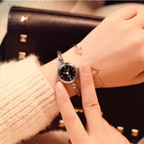 Small Gold Bangle Bracelet Luxury Watch