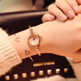 Small Gold Bangle Bracelet Luxury Watch