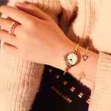 Small Gold Bangle Bracelet Luxury Watch