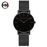 Hannah Martin Japan Quartz Movement High Quality 36mm Steel Mesh