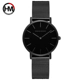 Hannah Martin Japan Quartz Movement High Quality 36mm Steel Mesh