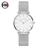 Hannah Martin Japan Quartz Movement High Quality 36mm Steel Mesh