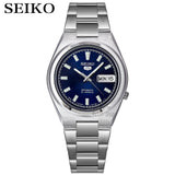 Seiko 5 Automatic Blue Dial Stainless Steel Men's Watch made in Japan SNKC51J1 SNKC55J1 SNKC57J1