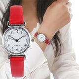 Classic Women's Casual Quartz Leather Band Strap Watch