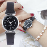 Classic Women's Casual Quartz Leather Band Strap Watch