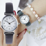 Classic Women's Casual Quartz Leather Band Strap Watch