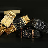 Relogio Masculino WWOOR Gold Watch Men