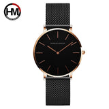 Hannah Martin Japan Quartz Movement High Quality 36mm Steel Mesh