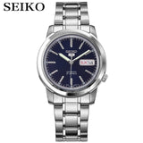 Seiko 5 Automatic Blue Dial Stainless Steel Men's Watch made in Japan SNKC51J1 SNKC55J1 SNKC57J1