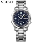 Seiko 5 Automatic Blue Dial Stainless Steel Men's Watch made in Japan SNKC51J1 SNKC55J1 SNKC57J1