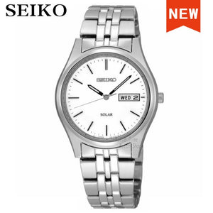 Seiko watch man solar watch Top Luxury Brand Sport waterproof Watch relogio masculino SNE095P2