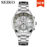 Seiko watch man quartz Top Luxury Brand Sport Three eyes and three needlesman Watch relogio masculino SKS537P1