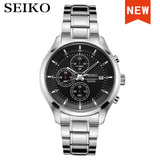 Seiko watch man quartz Top Luxury Brand Sport Three eyes and three needlesman Watch relogio masculino SKS537P1