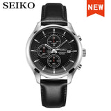 Seiko watch man quartz Top Luxury Brand Sport Three eyes and three needlesman Watch relogio masculino SKS537P1