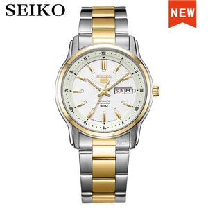 seiko watch men 5 automatic watch Top Luxury Brand Waterproof Sport Clock Wrist Mens Watches set relogio masculino SNKP14J 1