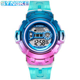 SYNOKE Women's Watches Ladies Waterproof Large Dial G Style Shock Sports Digital Watch For Women Girl Gift Relojes Para Mujer