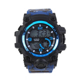 Outdoor 30M Waterproof Sports Men Watch Couple Fashion Popular Men&#39;s Multi-Functional LED Electronic Watchs For G Style Shock