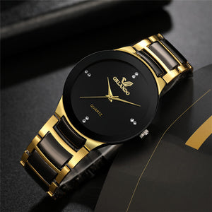Luxury Fashion Business Calendar Watches Watch 2021 New Men Steel Strip Tide Contracted Men&amp;#39;s Watch