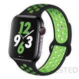 Silicone Strap For Apple Watch band 44mm 40mm 45mm 41mm 38mm 42mm 44 42 38 40 45 mm watchband bracelet iWatch serie 3 4 5 6 se 7