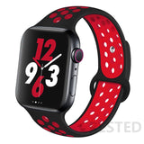 Silicone Strap For Apple Watch band 44mm 40mm 45mm 41mm 38mm 42mm 44 42 38 40 45 mm watchband bracelet iWatch serie 3 4 5 6 se 7