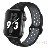 Silicone Strap For Apple Watch band 44mm 40mm 45mm 41mm 38mm 42mm 44 42 38 40 45 mm watchband bracelet iWatch serie 3 4 5 6 se 7