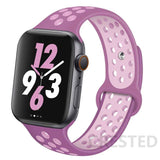 Silicone Strap For Apple Watch band 44mm 40mm 45mm 41mm 38mm 42mm 44 42 38 40 45 mm watchband bracelet iWatch serie 3 4 5 6 se 7