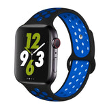 Silicone Strap For Apple Watch band 44mm 40mm 45mm 41mm 38mm 42mm 44 42 38 40 45 mm watchband bracelet iWatch serie 3 4 5 6 se 7