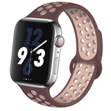 Silicone Strap For Apple Watch band 44mm 40mm 45mm 41mm 38mm 42mm 44 42 38 40 45 mm watchband bracelet iWatch serie 3 4 5 6 se 7