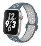 Silicone Strap For Apple Watch band 44mm 40mm 45mm 41mm 38mm 42mm 44 42 38 40 45 mm watchband bracelet iWatch serie 3 4 5 6 se 7