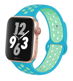 Silicone Strap For Apple Watch band 44mm 40mm 45mm 41mm 38mm 42mm 44 42 38 40 45 mm watchband bracelet iWatch serie 3 4 5 6 se 7