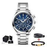 PAGANI DESIGN New Quartz Men Fashion Chronograph Sapphire Luminous Stainless Steel Watches 100M Waterproof Seiko VK63 Man Clock