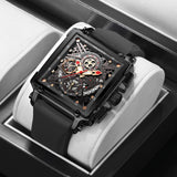 LIGE 2022 Top Brand Luxury Mens Watches Square Digital Sports Quartz Wrist Watch for Men Waterproof Stopwatch Relogio Masculino