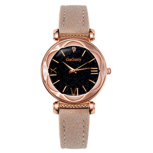 2022 Women Watch Fashion Stars Luminous Charming Little Point Frosted Belt Watch Dotted with Roman Scale Luxury Women Casual