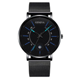 Men Watches 2022 Luxury Fashion Mens Business Watch Ultra Thin Thin Stainless Steel Mesh Belt Quartz Wrist Watch reloj hombre
