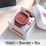 Simple Women Fashion Watches 2022 Ulzzang Brand Square Female Quartz Wristwatches Drop Shipping Sport Clock Relogio Feminino